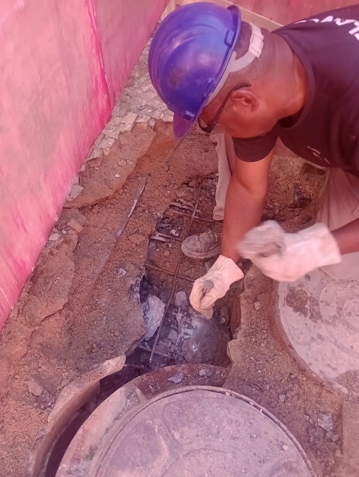 Manutenção hidráulica em tubulações