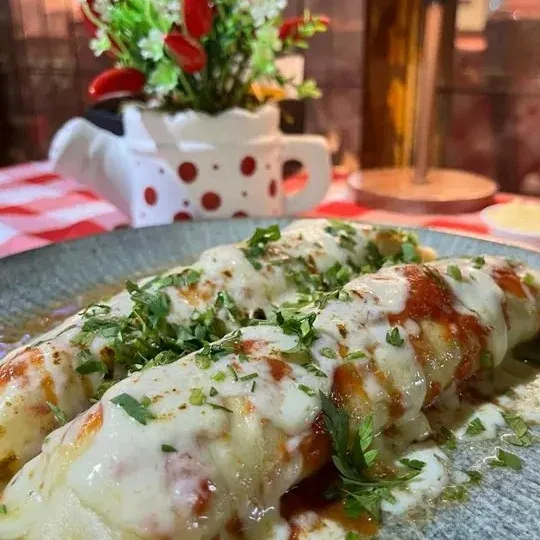Panqueca de camarão da Casa Piatto