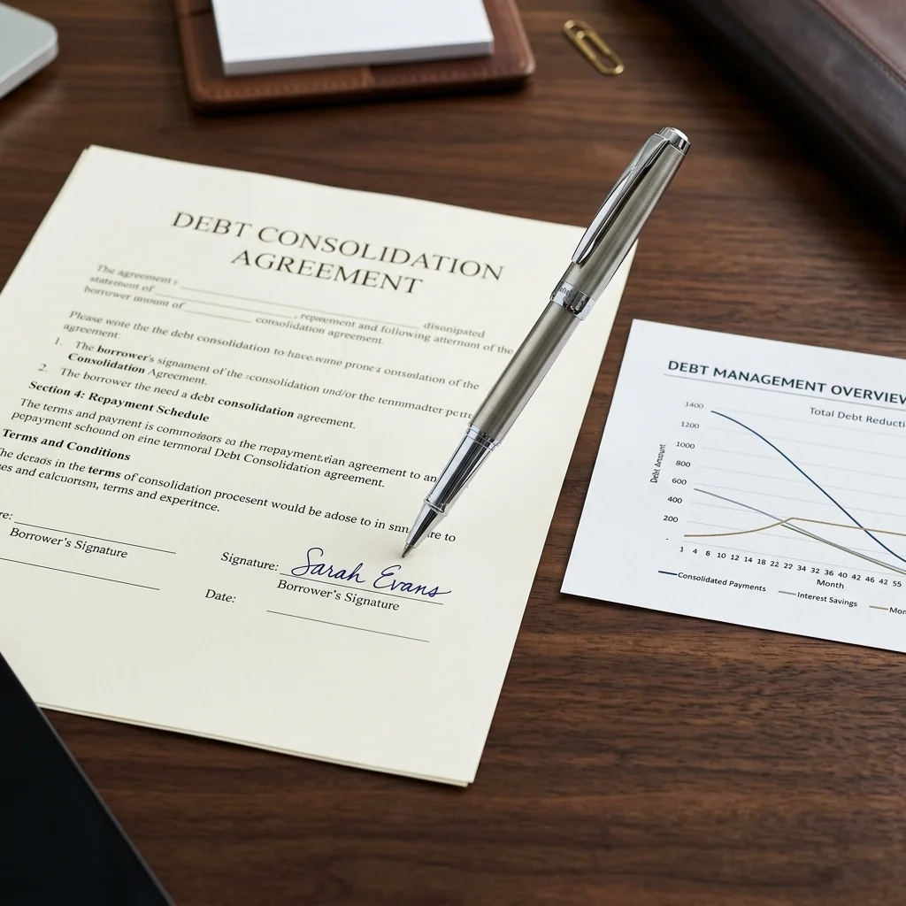 Compra de dívida e consolidação de contratos